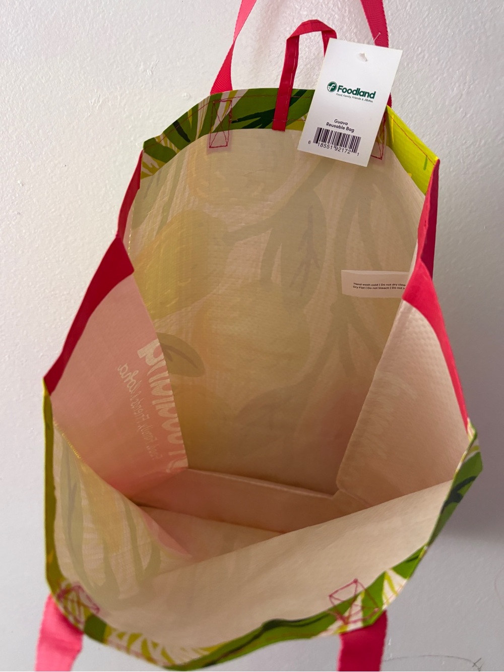 Foodland Hawai’i Guava Reusable Tote Bag - Picture 3 of 3